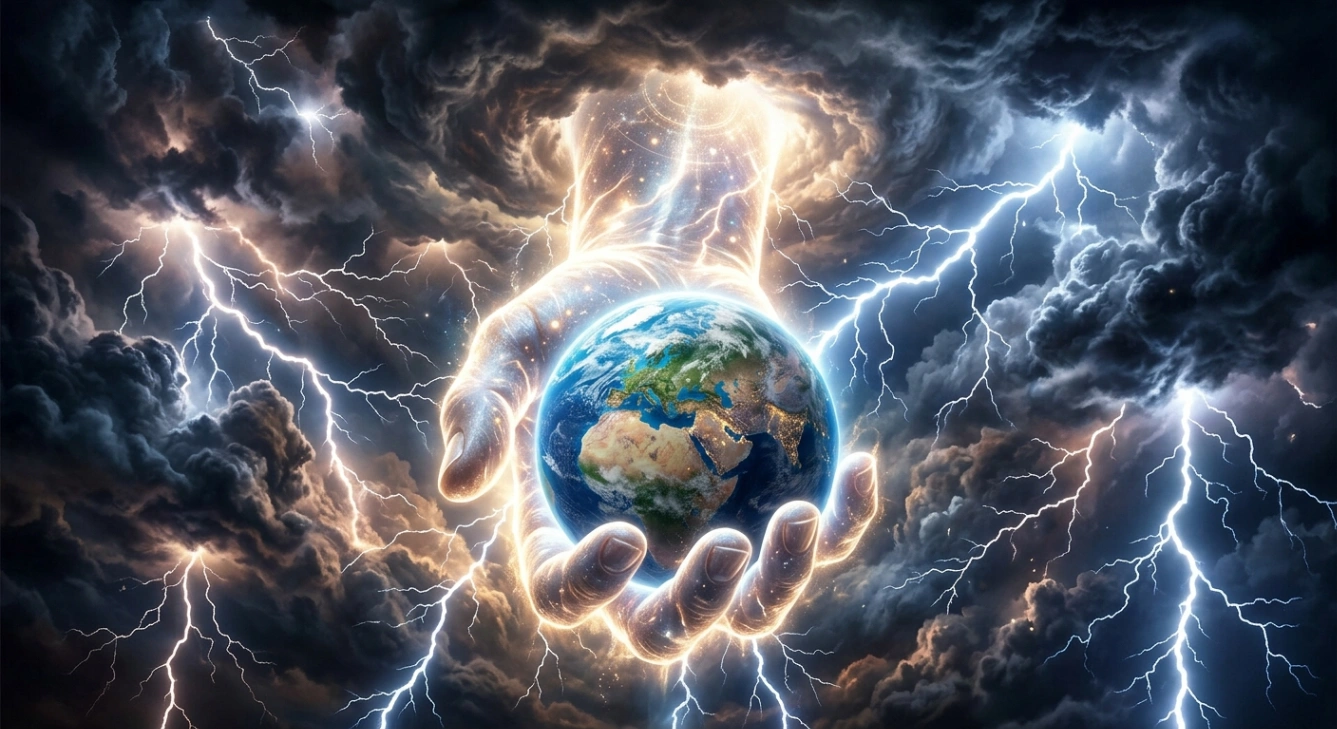 Main divine toute puissante