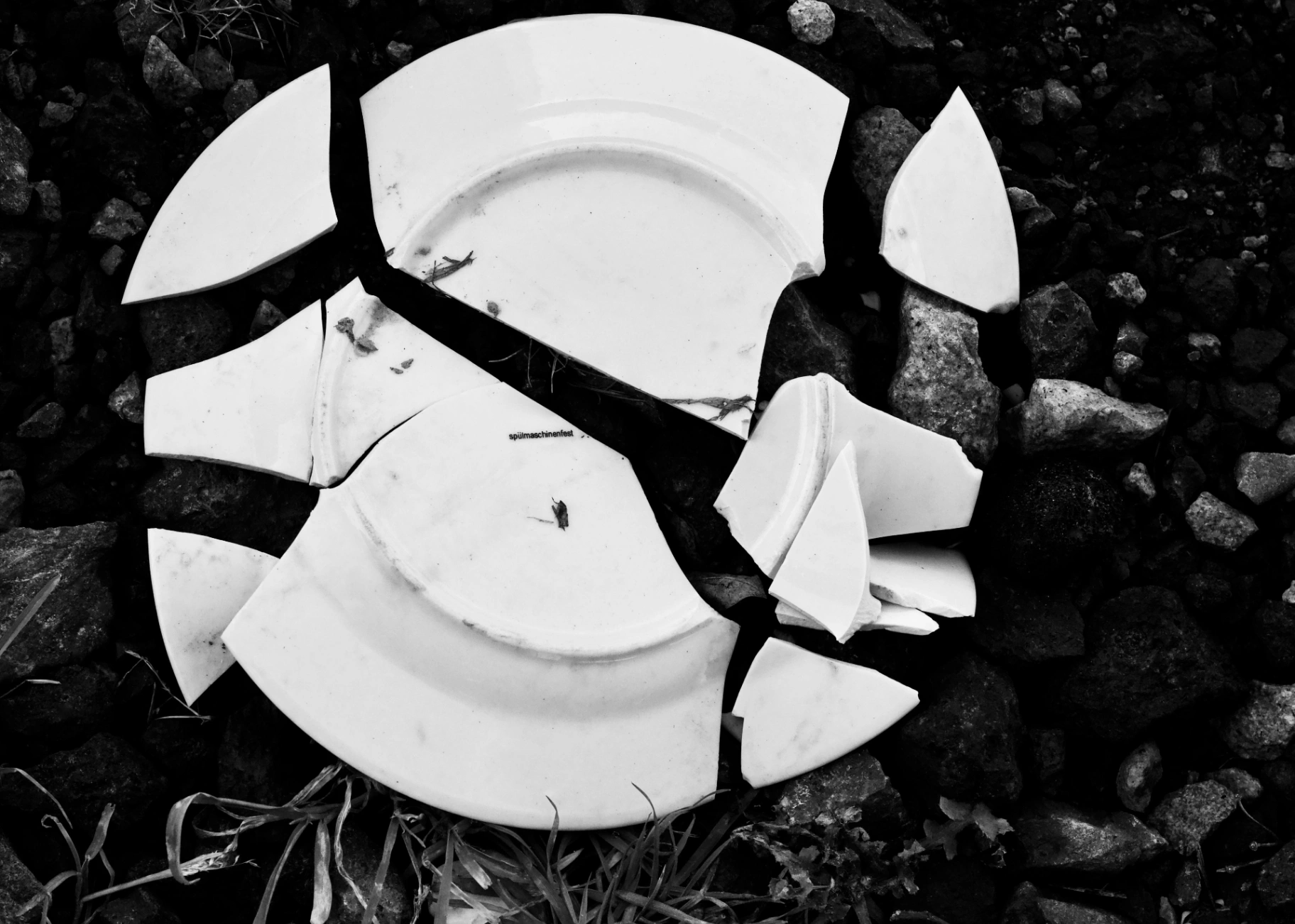assiette brisée