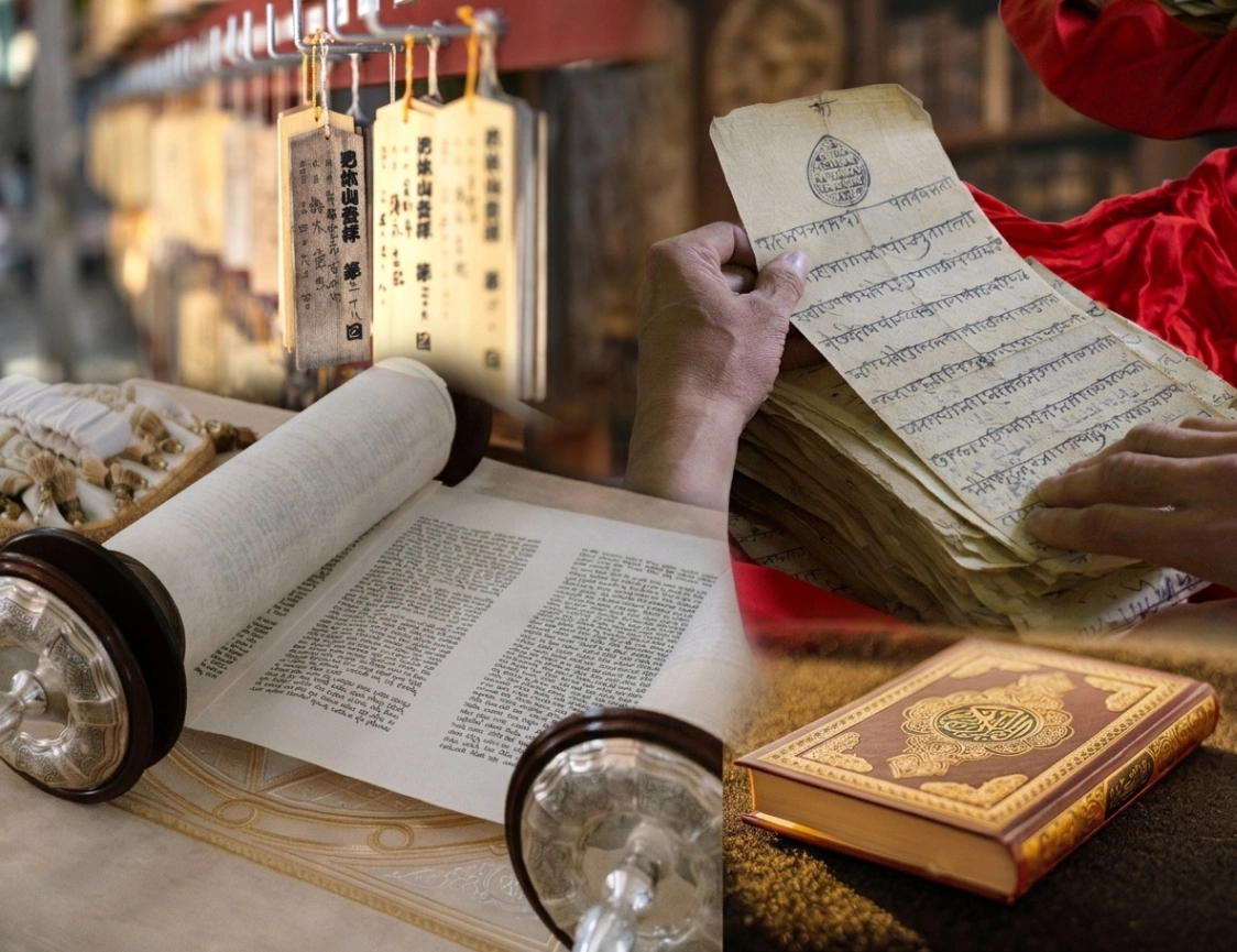 Torah Coran Hindouisme Bouddhisme