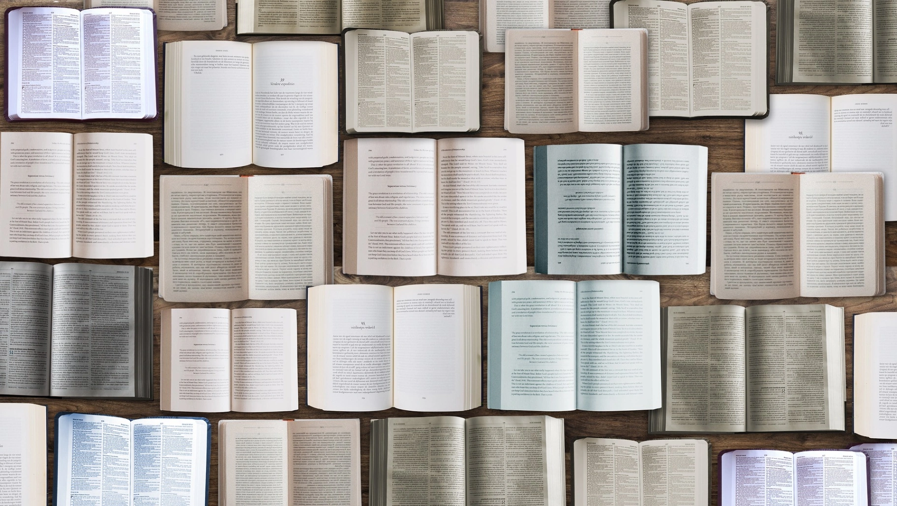 Bibles ouvertes